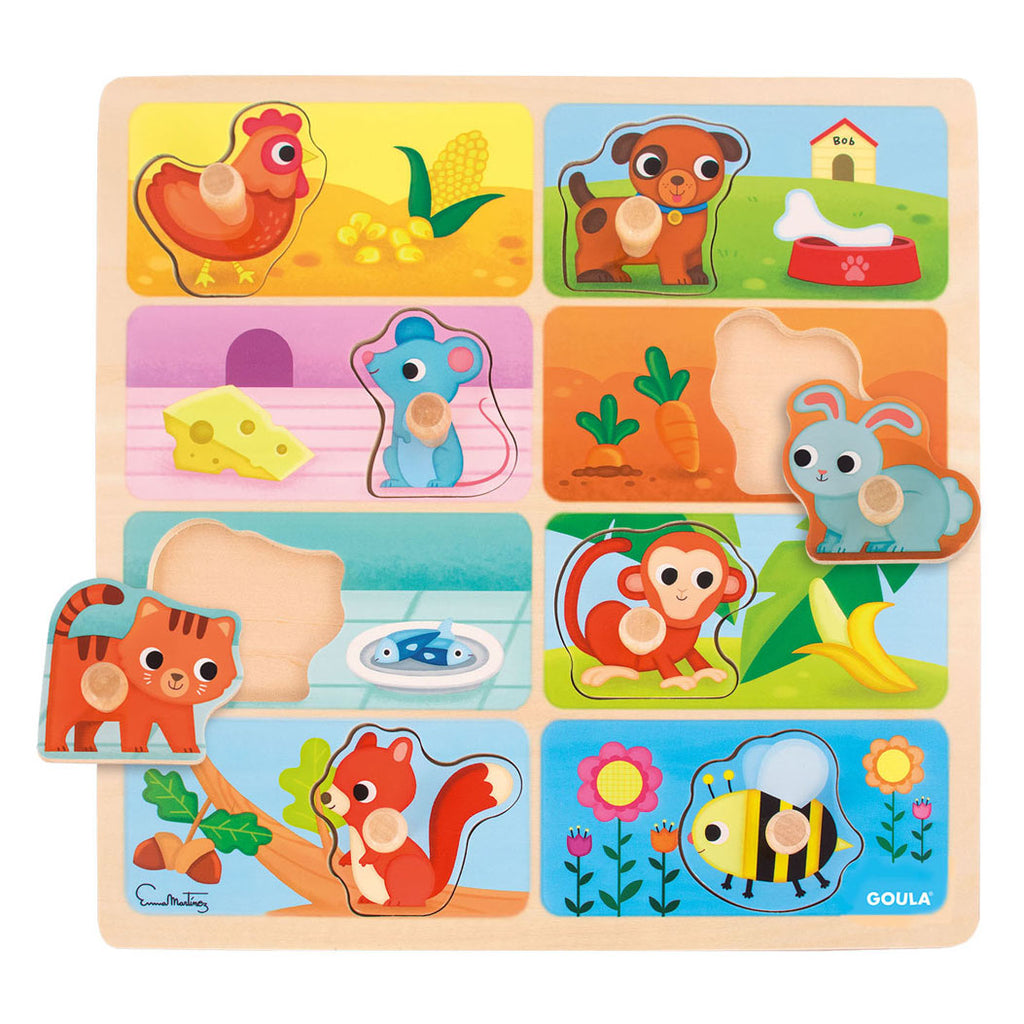 Jumbo - goula noppenpuzzel mijn lievelingseten - 8st.