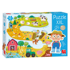 Jumbo - goula puzzel xxl boerderijdieren - 18st.