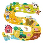 Jumbo - goula puzzel xxl boerderijdieren - 18st.