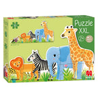 Goula - Goula puzzel xxl jungle van klein tot groot - 16 stuks