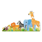 Goula - Goula puzzel xxl jungle van klein tot groot - 16 stuks