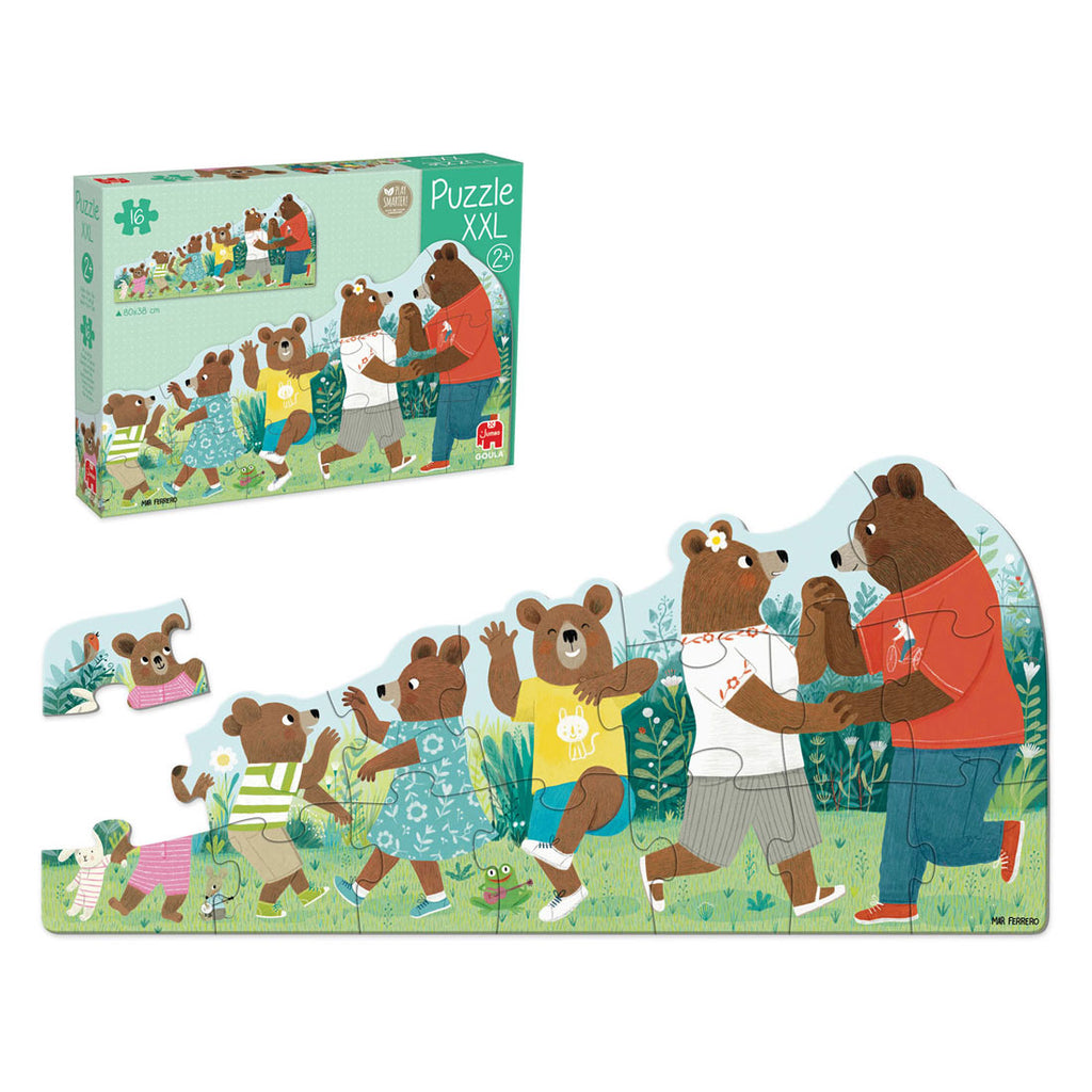 Jumbo - goula puzzel xxl beren familie - 16 stuks