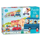 Goula - Goula puzzel xxl voertuigen - 18st.