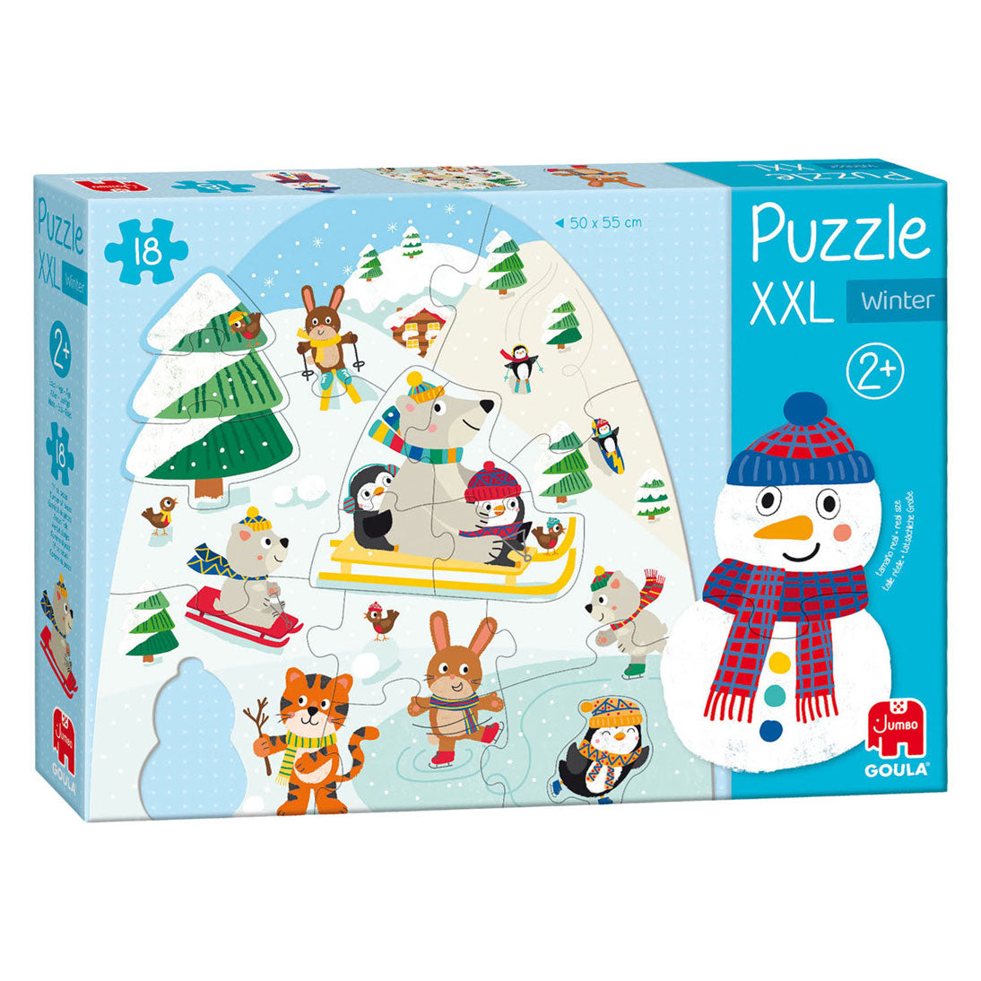 Jumbo - goula puzzel xxl winter - 18st.