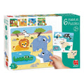 Jumbo - goula puzzel 6 habitat - 5st.