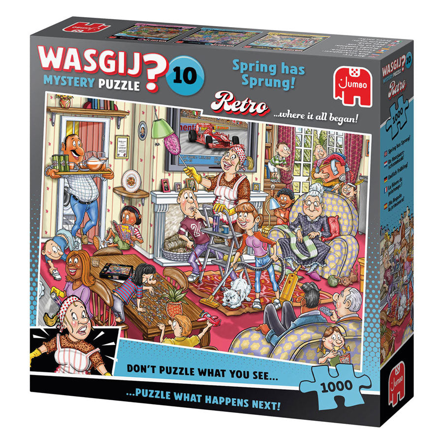 Jumbo - Wasgij retro mystery 10 - de voorjaars-schoonmaak! - 1000st.