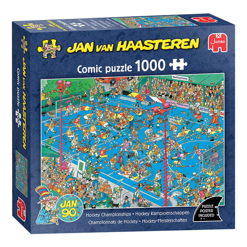 Jumbo - Jan van haasteren legpuzzel - hockey kampioenschappen - 1000st.