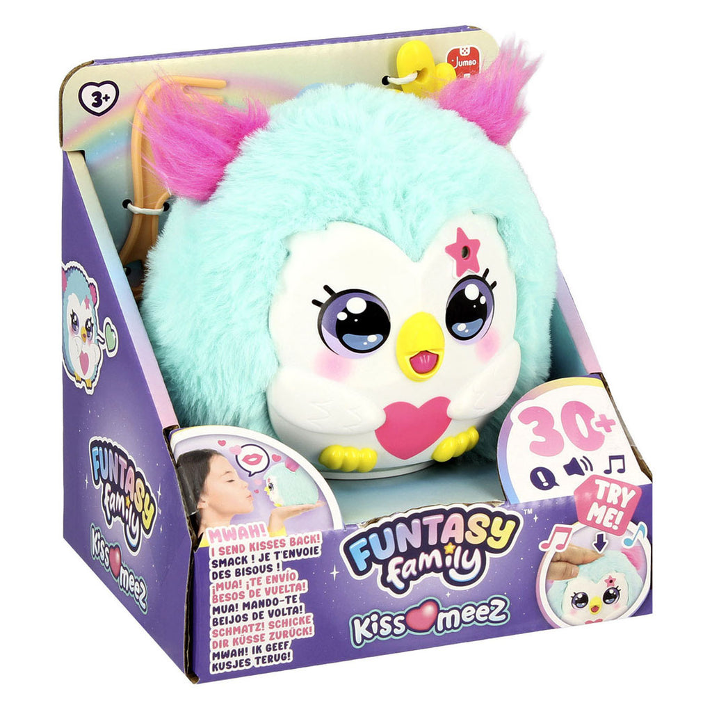 Funtasy Family - Funtasy Family kiss-meez uil - interactieve knuffel