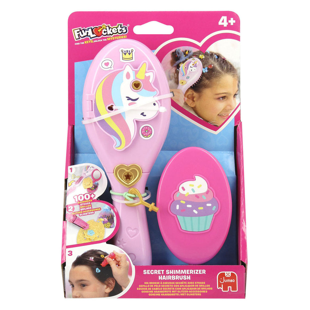 Jumbo - funlockets geheime haarborstel met glinsters februari