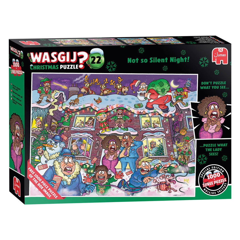 Jumbo - Wasgij christmas 22 legpuzzel - niet zo'n stille nacht! - 2x1000st.