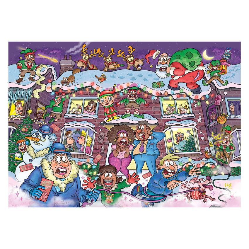 Jumbo - Wasgij christmas 22 legpuzzel - niet zo'n stille nacht! - 2x1000st.