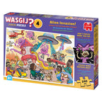 Jumbo - Wasgij junior 4 legpuzzel - alien invasie! - 240st.