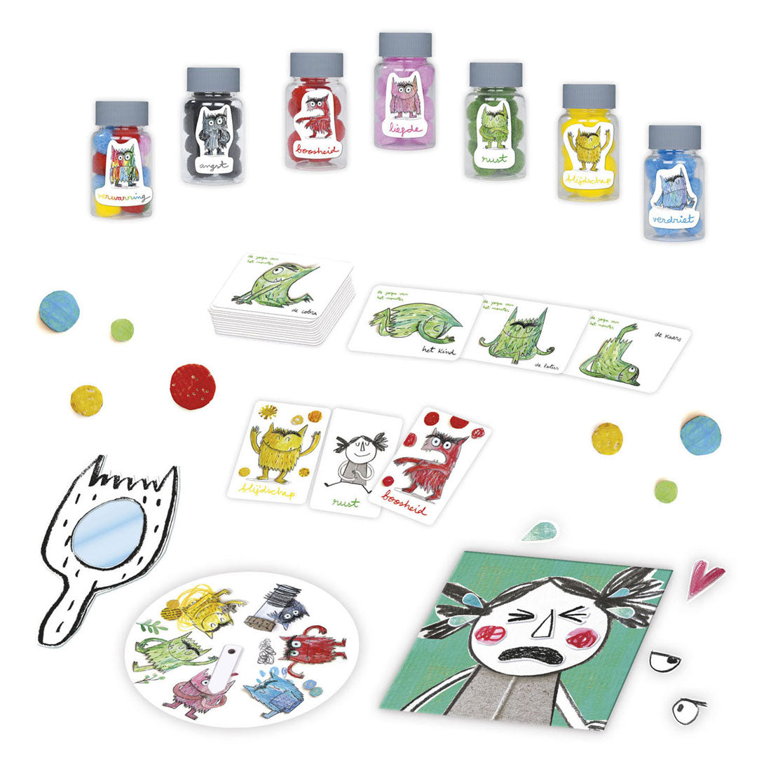 Jumbo - ik leer ontdekken - kleurenmonsters emoties