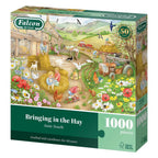 Falcon - puzzel - bringing in the hay 1000 stukjes - educatief speelgoed.