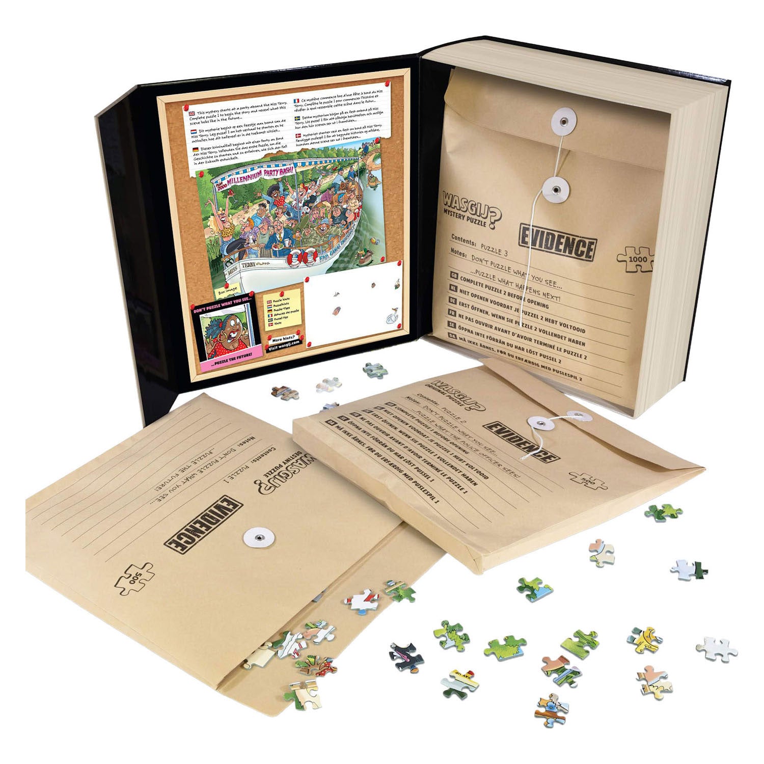 Wasgij - Wasgij pieces of evidence - the last voyage – unieke 3-in-1 puzzel met mysterie
