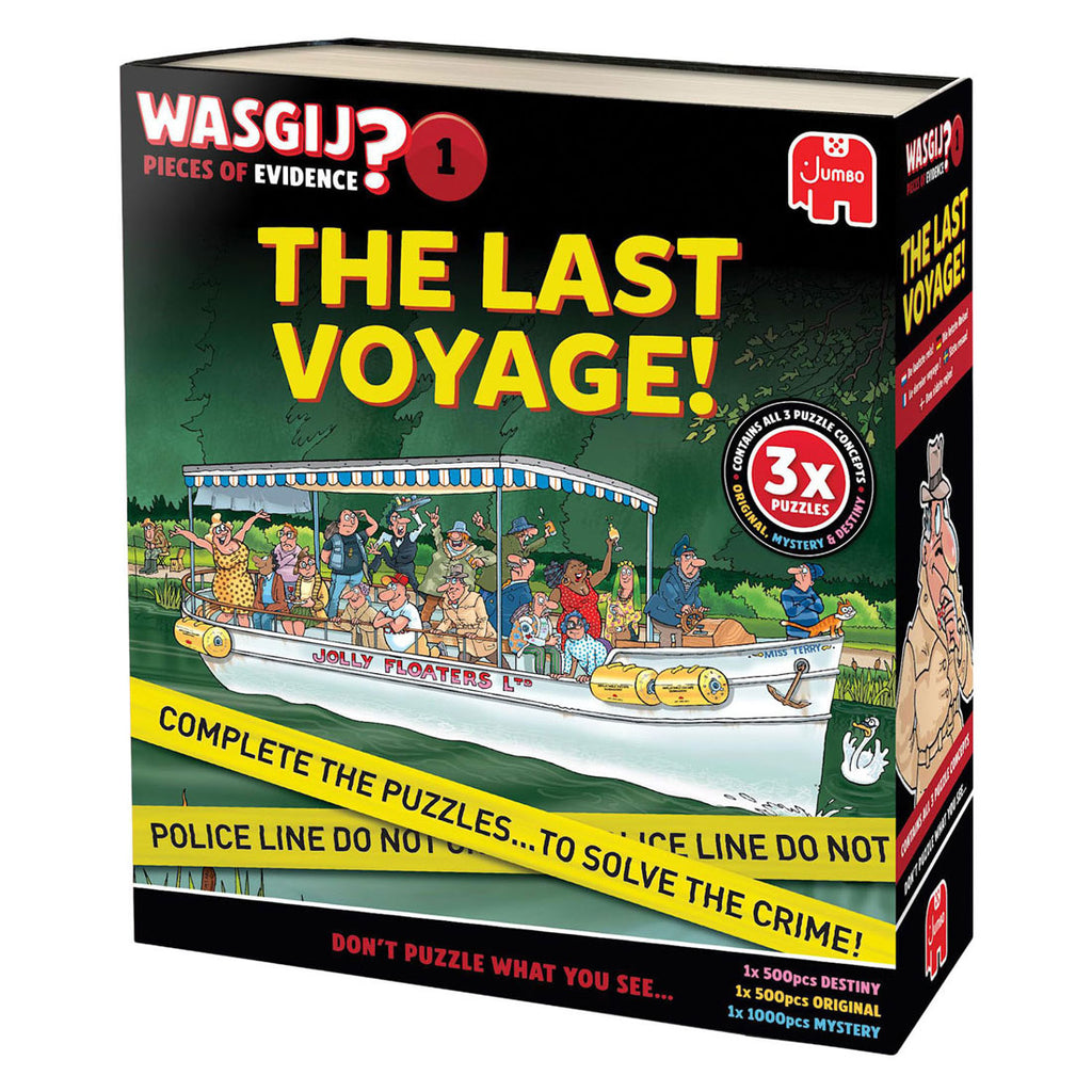 Wasgij - Wasgij pieces of evidence - the last voyage – unieke 3-in-1 puzzel met mysterie