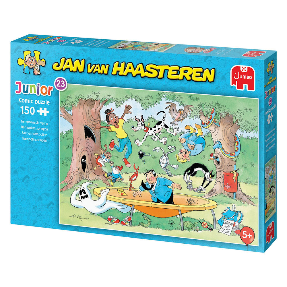 Jan Van Haasteren - Jan Van Haasteren Puzzel junior trampoline springen (150) | 2 stuks