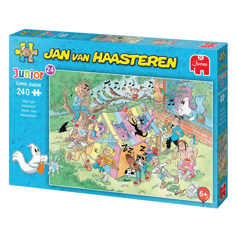 Jan Van Haasteren - Jan Van Haasteren Puzzel junior watergevecht (240) | 2 stuks