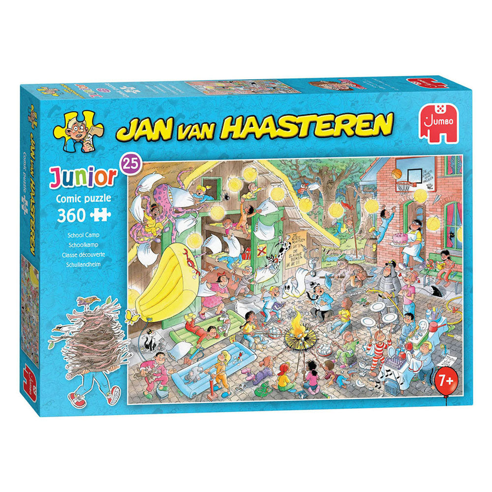 Jan Van Haasteren - Jan Van Haasteren junior legpuzzel 25 schoolkamp - 360st.