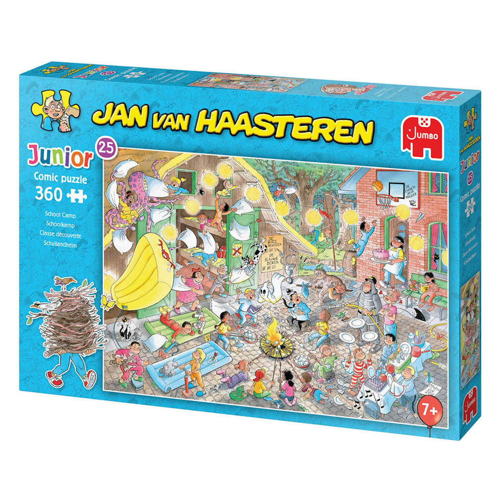 Jan Van Haasteren - Jan Van Haasteren junior legpuzzel 25 schoolkamp - 360st.