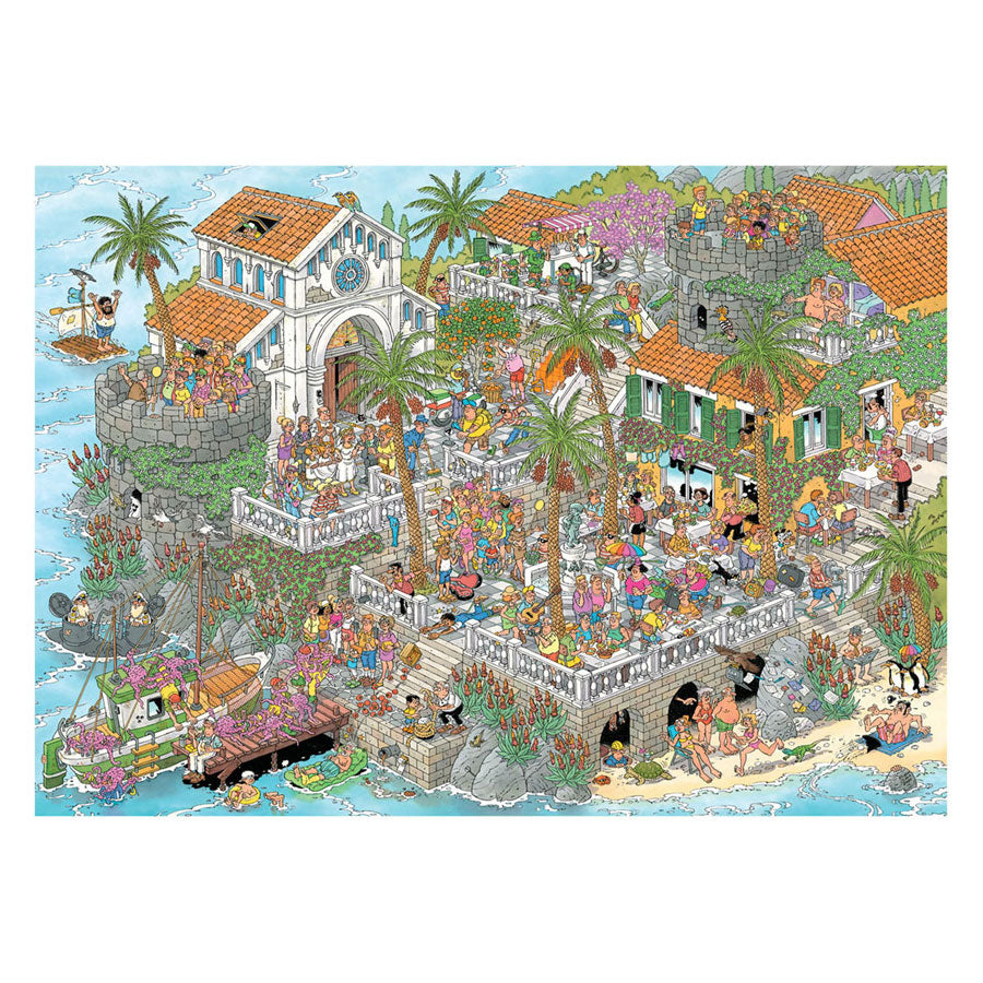 Jan Van Haasteren - Jan Van Haasteren legpuzzel leve de middellandse zee! - 1000st.
