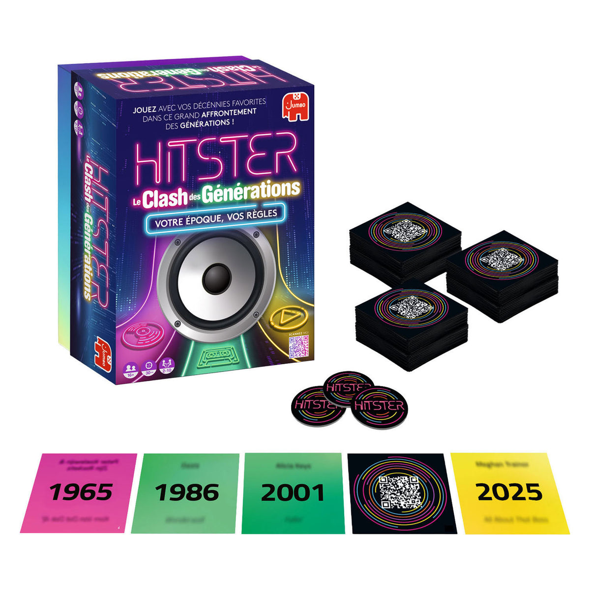 Jumbo - hitster battle of the generations muziekspel