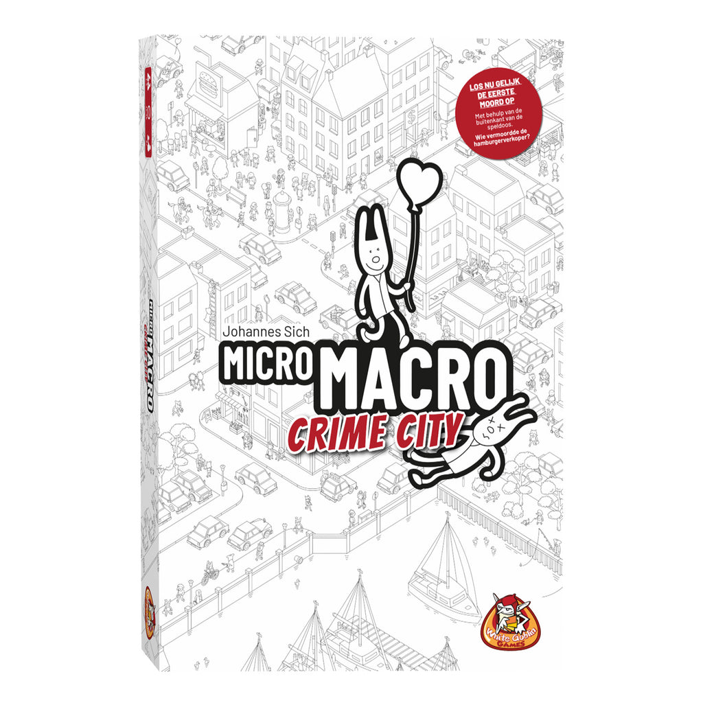 White Goblin Games - White Goblin Games micromacro: crime city bordspel (nederlands 1 - 4 spelers 15 - 45 minuten vanaf 12 jaar)