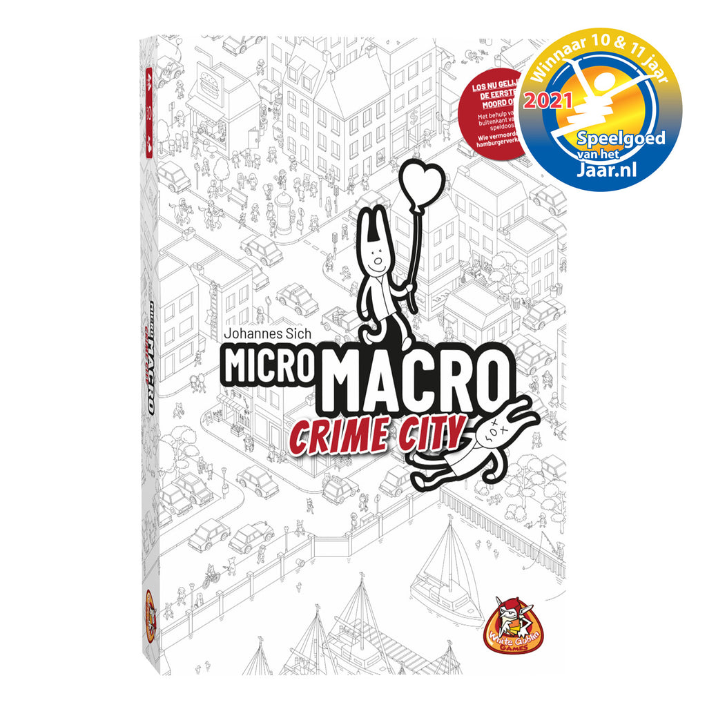 White goblin games micromacro: crime city bordspel (nederlands, 1 - 4 spelers, 15 - 45 minuten, vanaf 12 jaar)