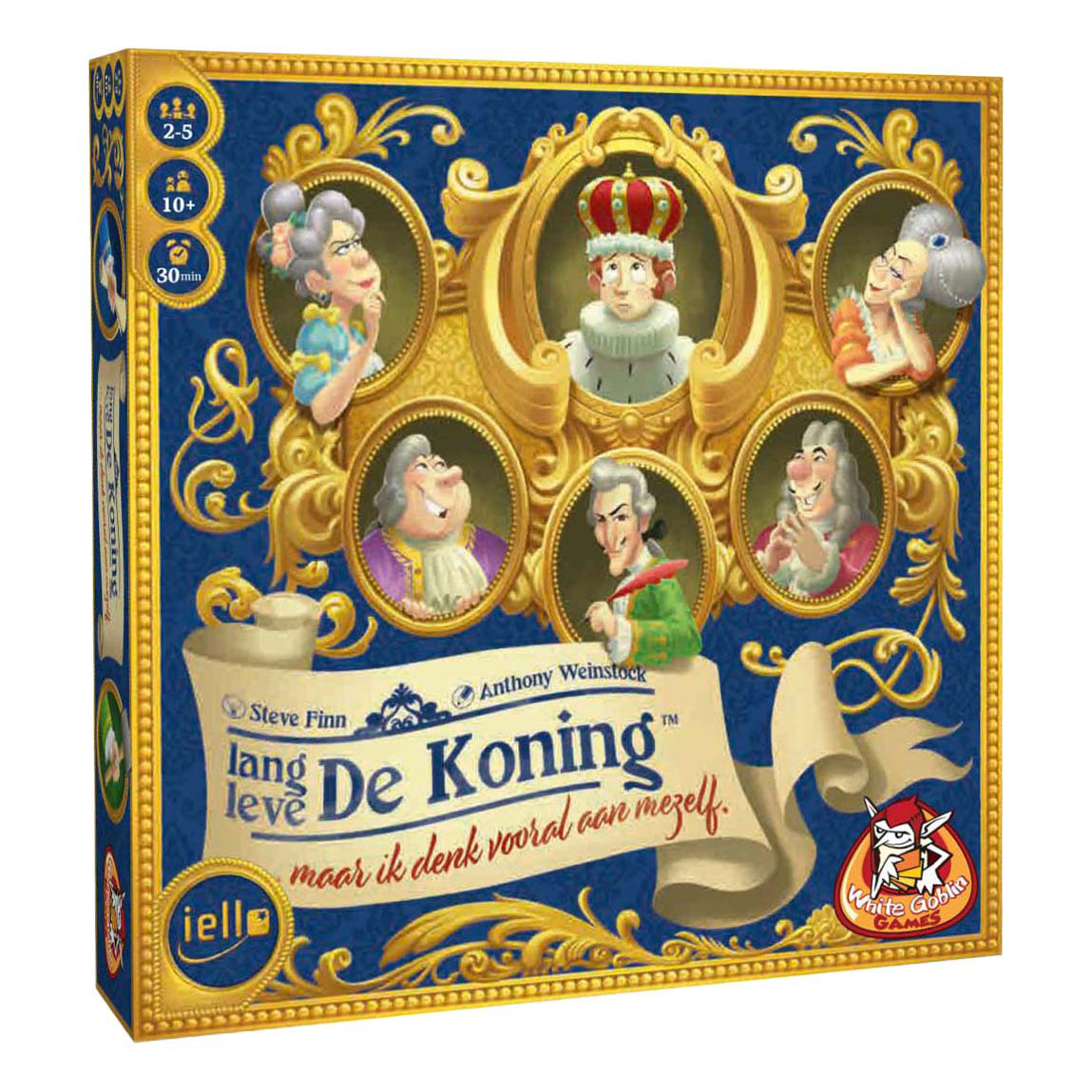 White Goblin Games - White Goblin Games Lang leve de koning - bordspel