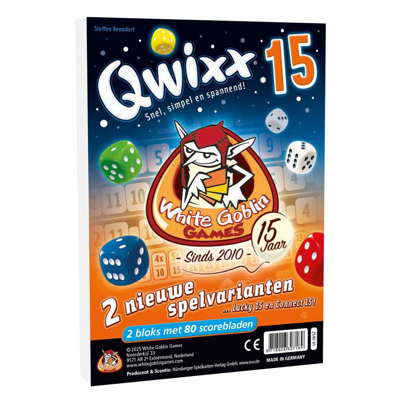 White Goblin Games - White Goblin Games Qwixx 15 - dobbelspel