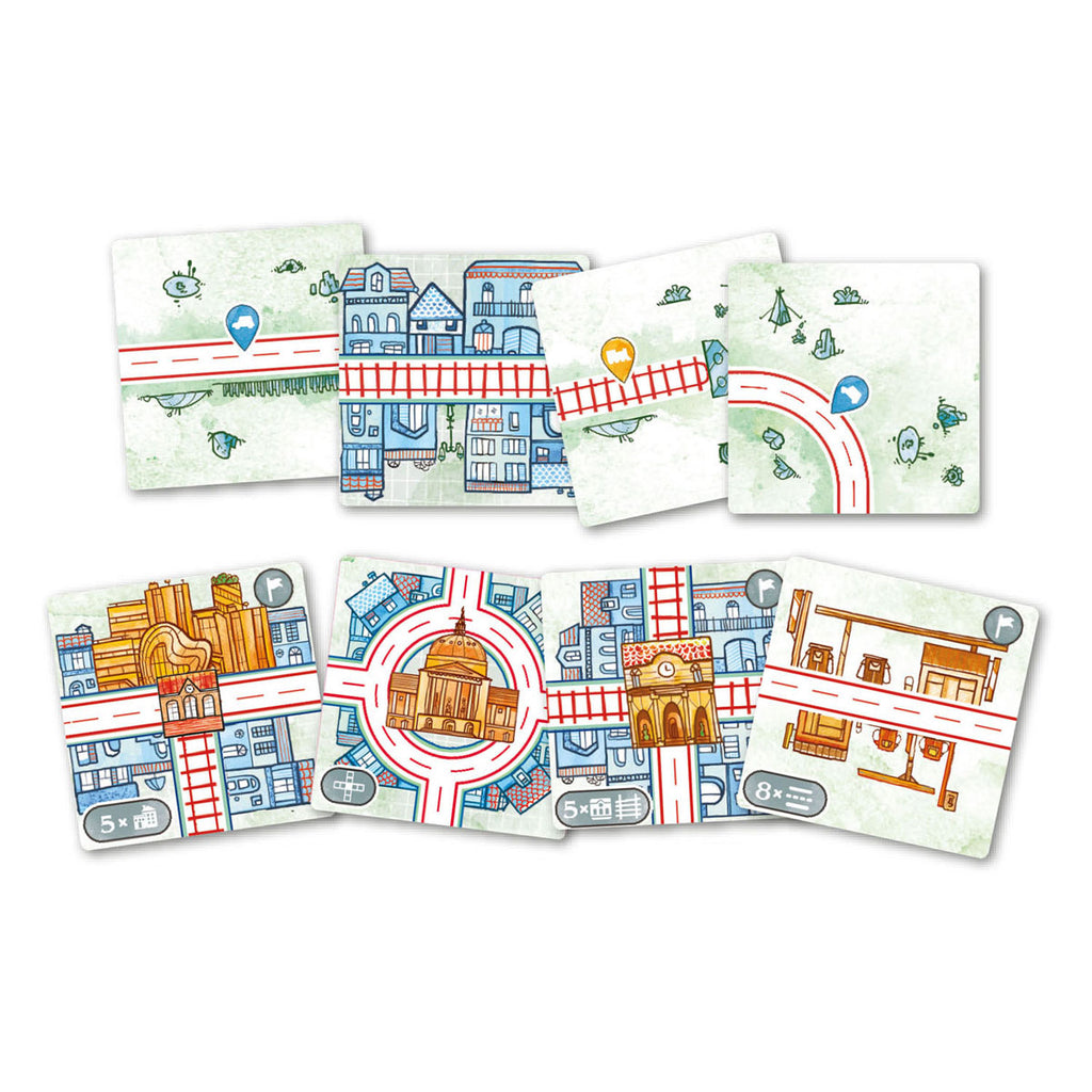 White Goblin Games - White Goblin Games Railroad tiles - bordspel
