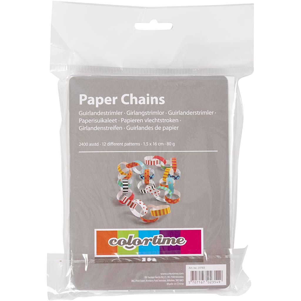 Creativ Company - Creativ Company Https://www.cchobby.nl/slinger-stroken-bedrukt-l-16-cm-b-15-mm-2400-stuk-1-doos