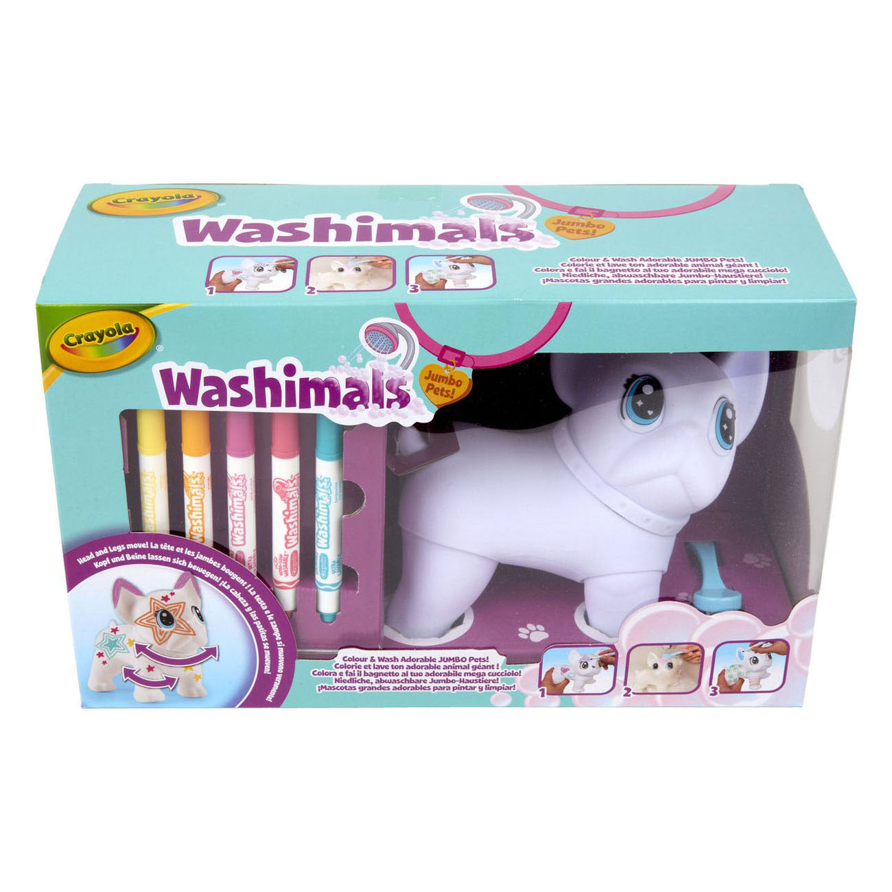 Crayola - washimals - hobbypakket - jumbo pets set big wilbur voor kinderen