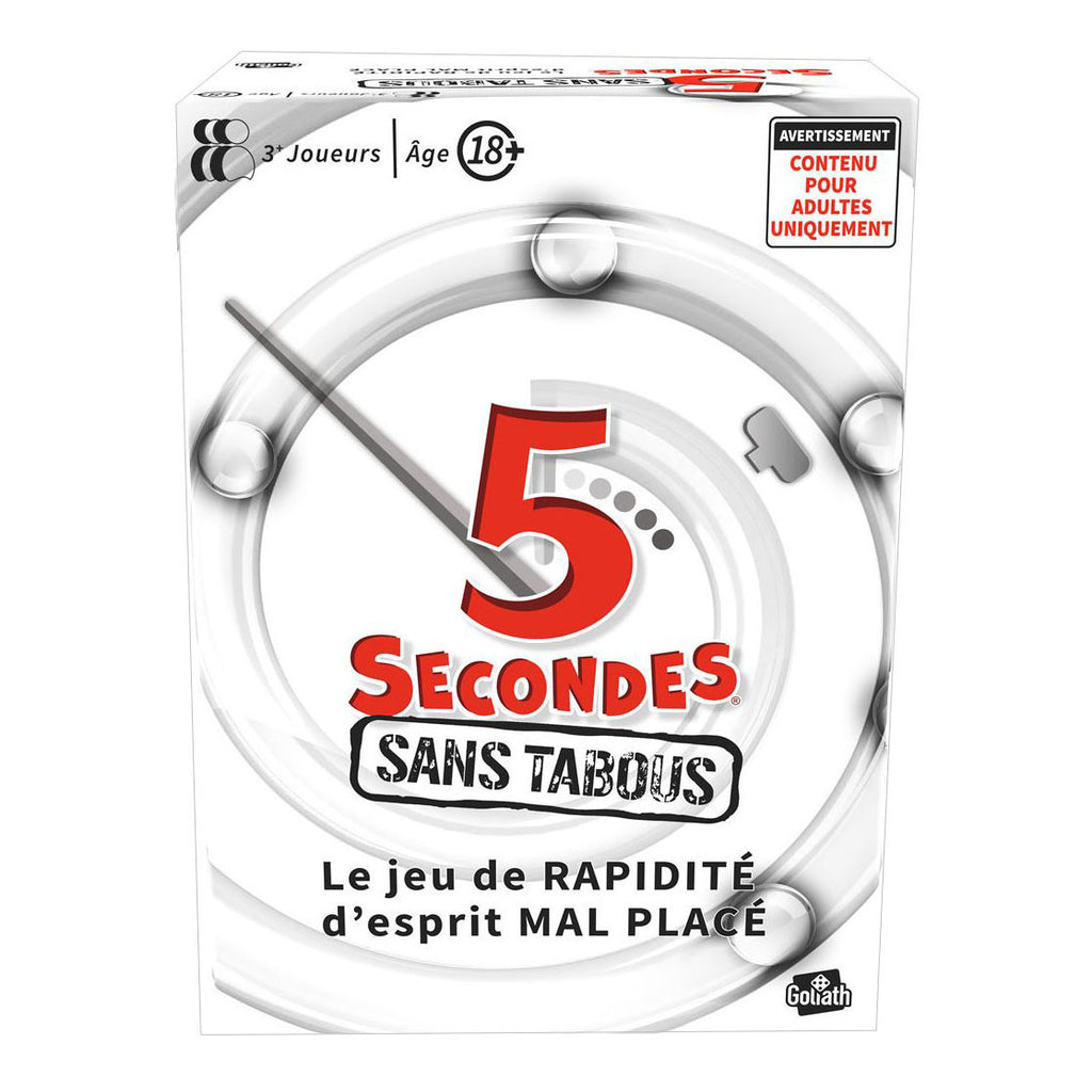 Goliath Games - Goliath Games Goliath 5 seconds gezelschapsspel uncensored - franstalig