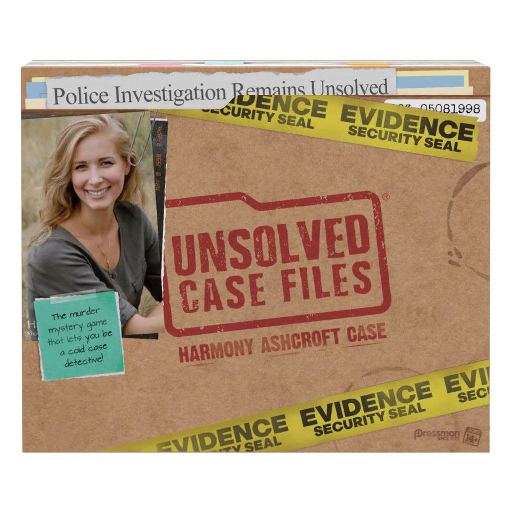 Goliath unsolved case files - harmony ashcroft - escape game - familiespel - denkspel - kun jij het mysterie oplossen? (nederlandstalig)