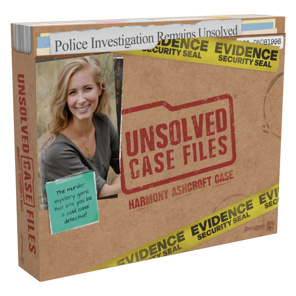 Goliath unsolved case files - harmony ashcroft - escape game - familiespel - denkspel - kun jij het mysterie oplossen? (nederlandstalig)