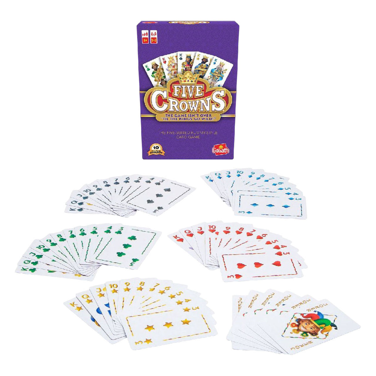 Goliath - Goliath five crowns - kaartspel - familiespel - strategiespel