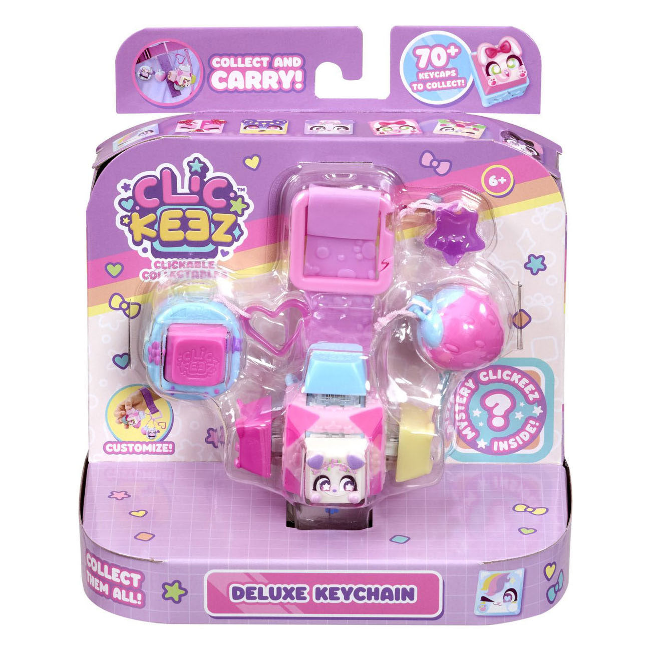Goliath - Goliath Clickeez series 1 - cube sleutelhanger - fidget toys - verzamel ze allemaal - anti stress - speelgoed - ontspanning - toetsenbord fidget