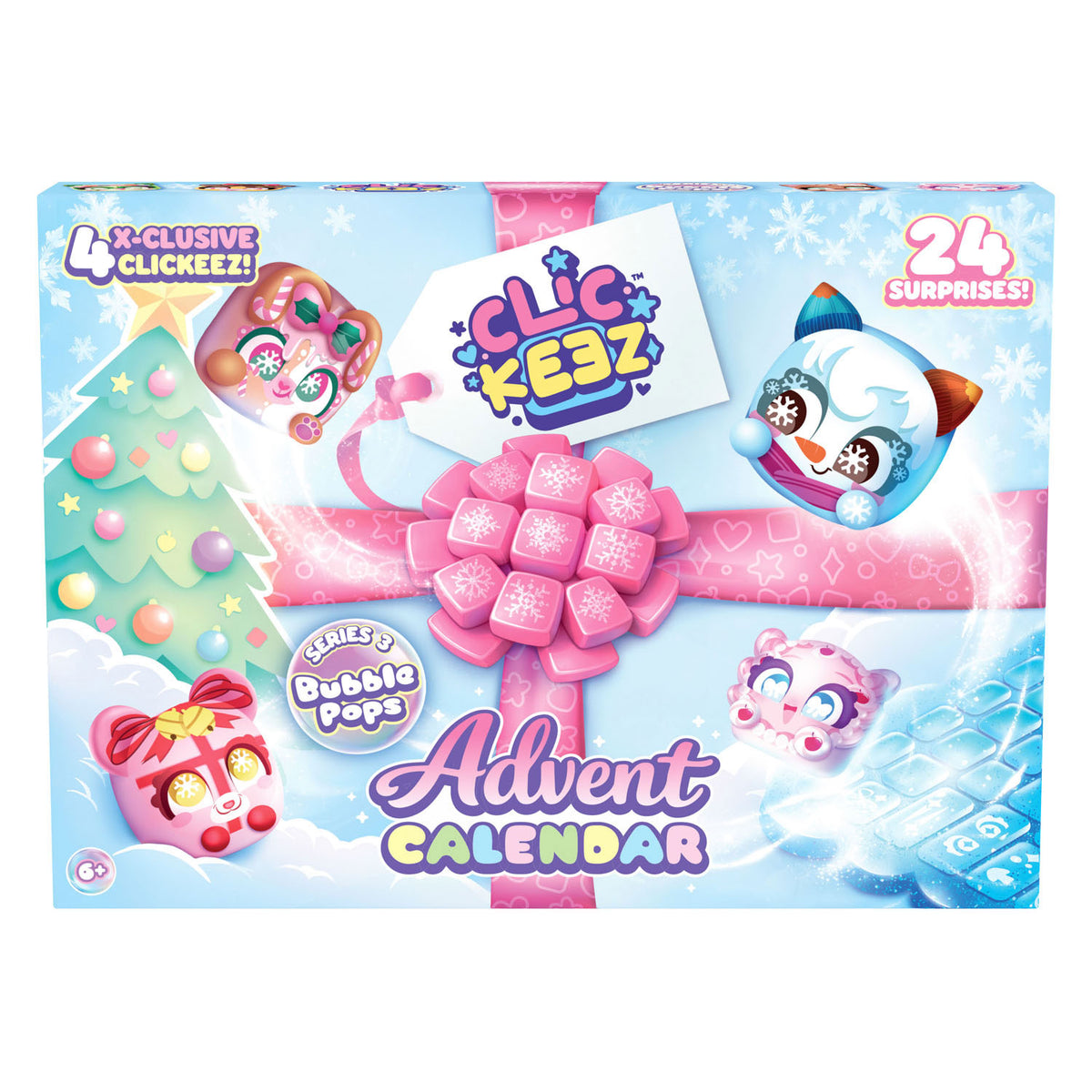 Goliath - Goliath clickeez series 3 - advent calendar - fidget - verzamel ze allemaal - anti stress - speelgoed - ontspanning - toetsenbord fidget - met een nieuw klikgeluid!