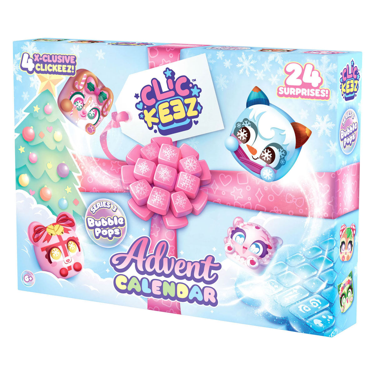 Goliath - Goliath clickeez series 3 - advent calendar - fidget - verzamel ze allemaal - anti stress - speelgoed - ontspanning - toetsenbord fidget - met een nieuw klikgeluid!
