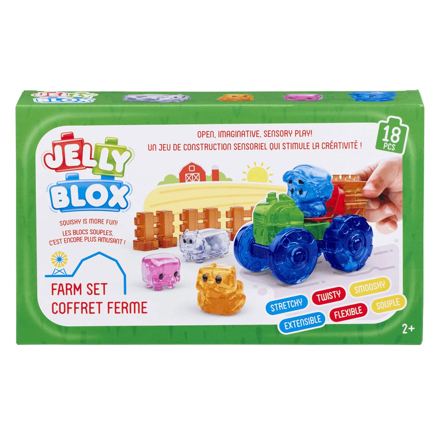 Goliath - Goliath Jelly blox - boerderijset - 18dlg.