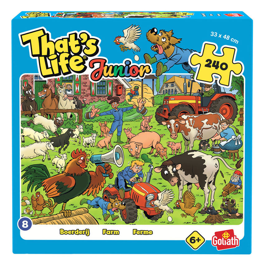 Goliath Games - Goliath Games Goliath that's life junior farm legpuzzel - 240st.