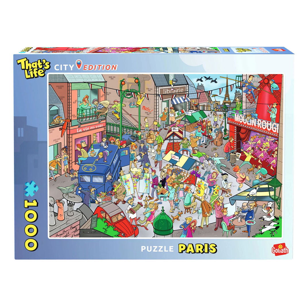 Goliath Games - Goliath Games Golitath that's life city edition: parijs legpuzzel - 1000st.