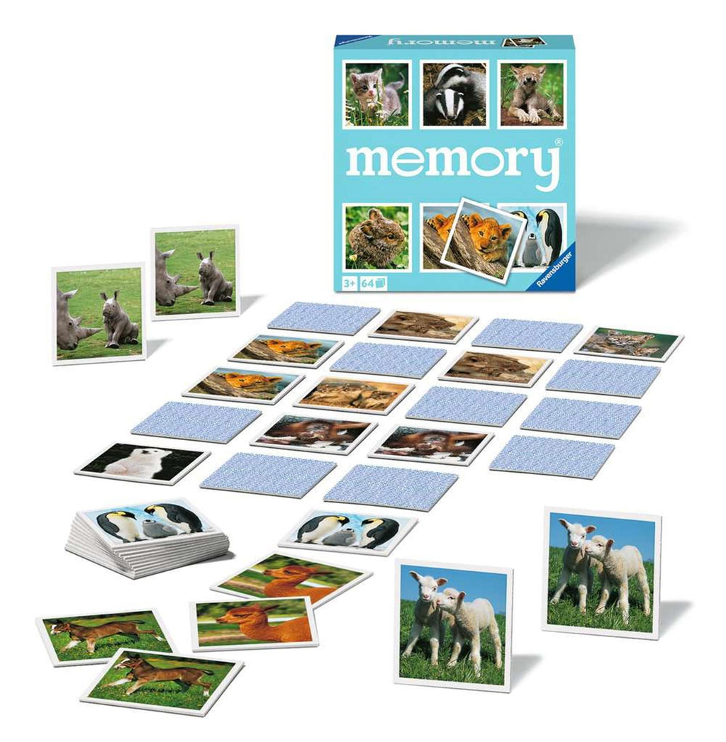 Ravensburger - memory jonge dieren