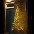 Fairybell - Fairybell hangende led kerstboom 150 cm 240 leds warm wit licht zwart