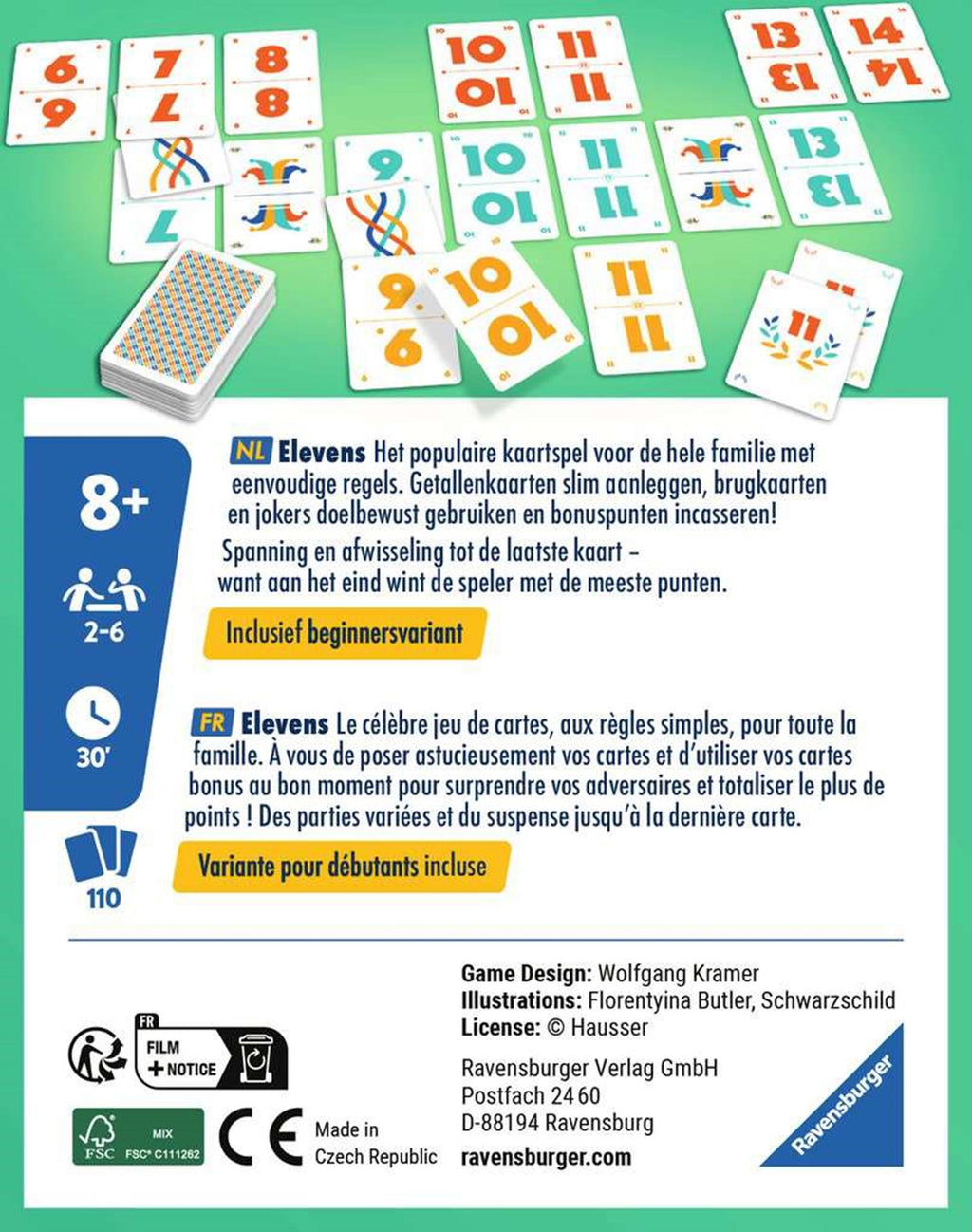 Ravensburger - kaartspel elevens