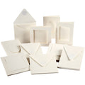 Creativ Company - Creativ Company Https://www.cchobby.nl/passepartout-kaarten-afmeting-kaart-10-5x15-12-5x12-5-cm-inhoud-kan-varieren-off-white-50-set-1-doos