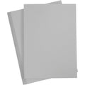 Gekleurd karton, a4, vel 210x297 mm, 180 gr, grijs, 20 vel 1 doos