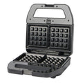 Daily home tosti wafelijzer set zwart
