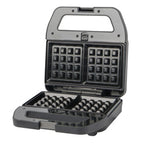 Daily home tosti wafelijzer set zwart